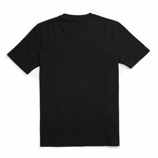 Men's Cotton T-shirt with Virgin Mary & Child Graphic