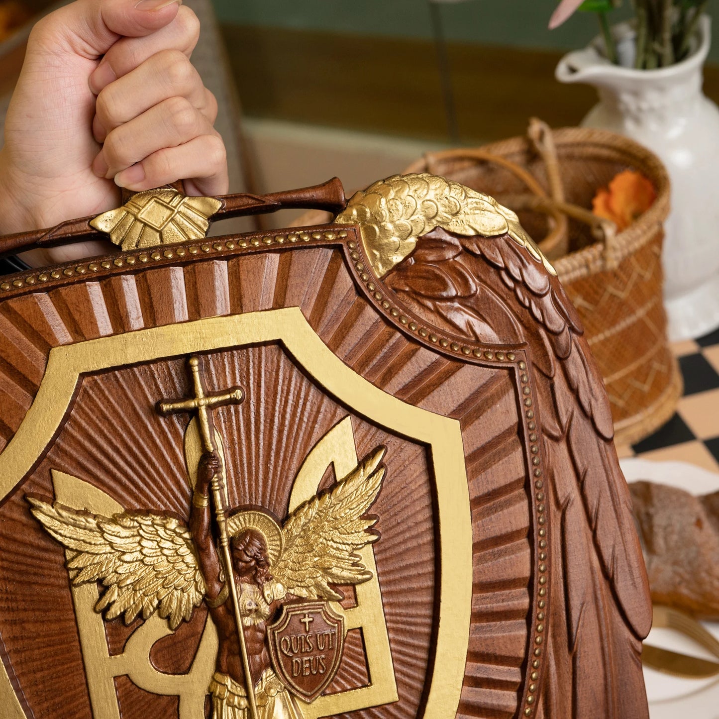 St. Michael the Archangel Wooden Relief