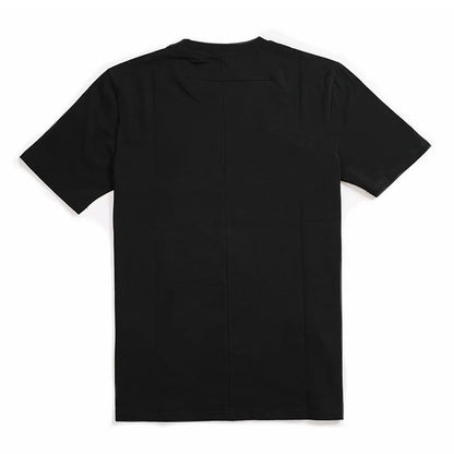 Men's Cotton T-shirt with Virgin Mary & Child Graphic