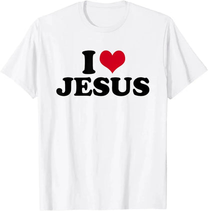 Men 'I ❤️ Jesus' T-shirt