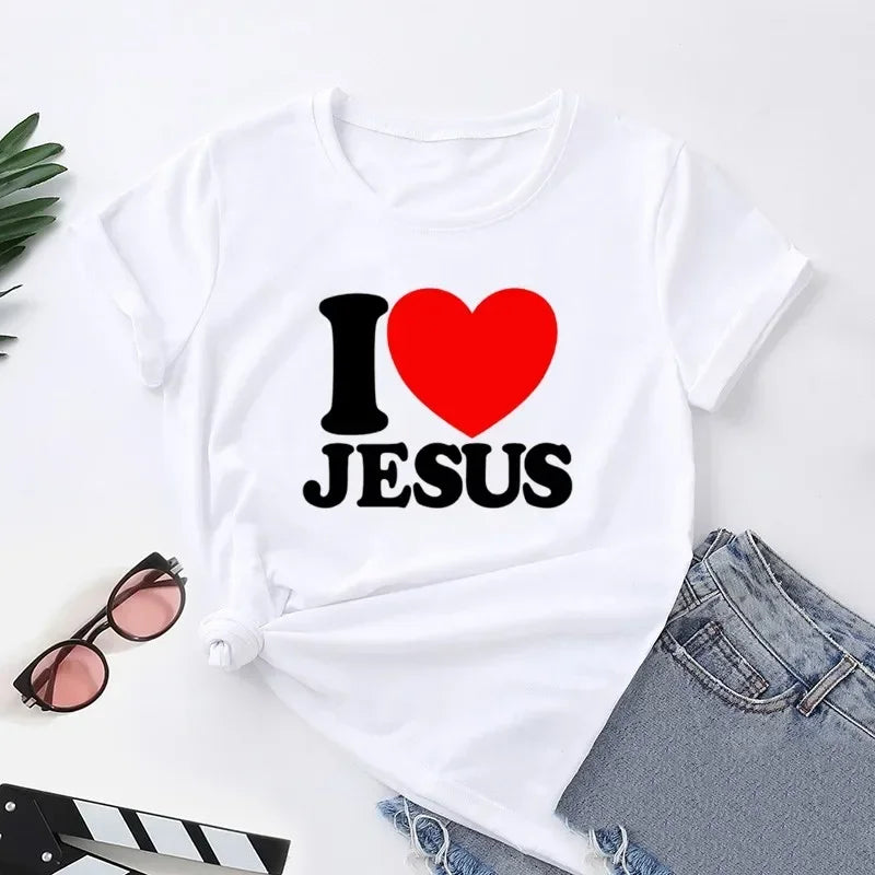 Women's 'I ❤️ Jesus' T-shirt
