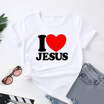 Women's 'I ❤️ Jesus' T-shirt