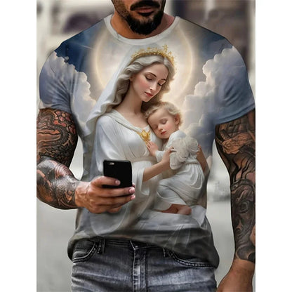 Christian Art T-shirt Collection: Jesus, Mary & Saints