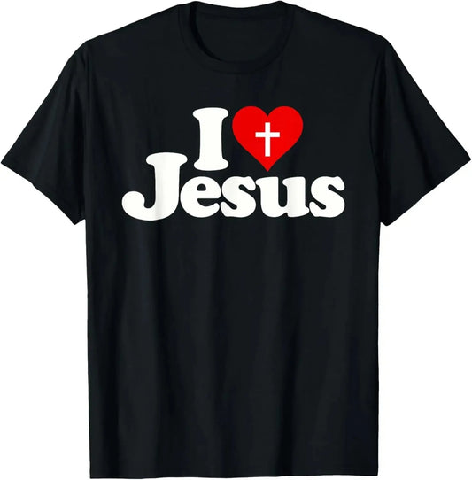 Men 'I ❤️ Jesus' T-shirt