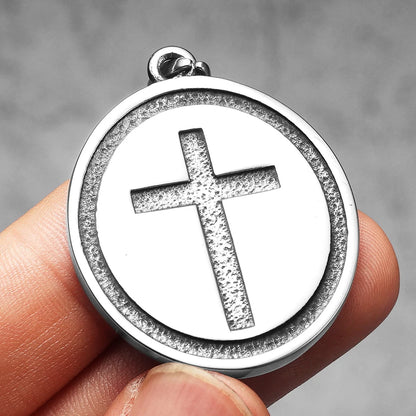Stainless Steel Religious Pendant Necklace Collection: Saints & Sacred Icons