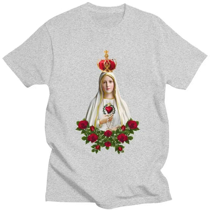 Men's Our Lady of Fatima Graphic Cotton T-shirt