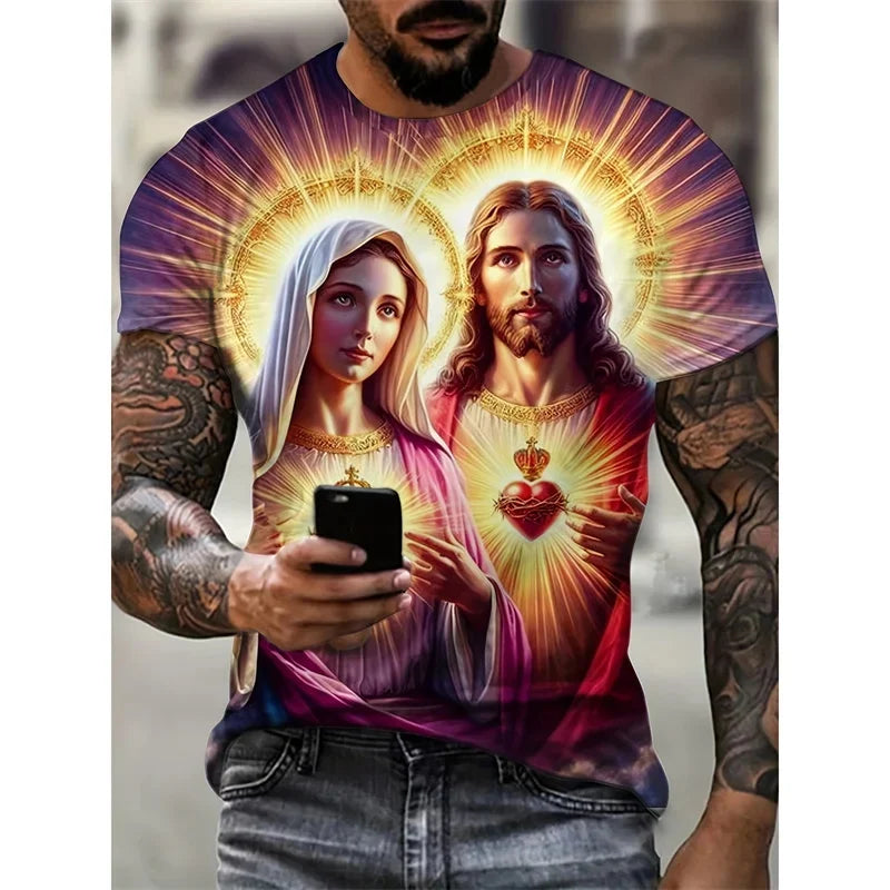 Christian Art T-shirt Collection: Jesus, Mary & Saints
